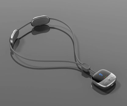 Mini Smart Hanging Neck Massager with Heat and EMS Pulse Relief