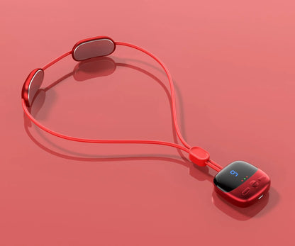 Mini Smart Hanging Neck Massager with Heat and EMS Pulse Relief