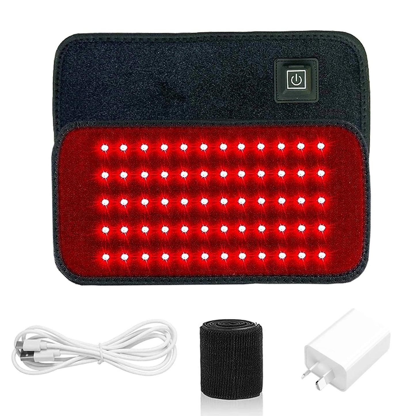 Red and Infrared Light Therapy Belt with 60 LEDs for Slimming and Pain Relief