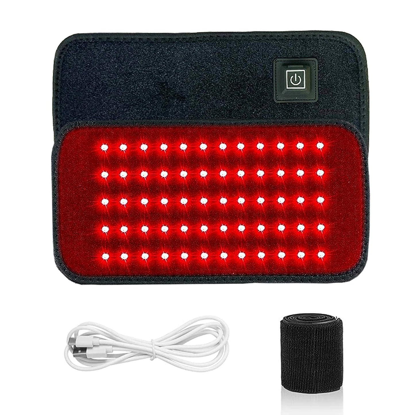 Red and Infrared Light Therapy Belt with 60 LEDs for Slimming and Pain Relief