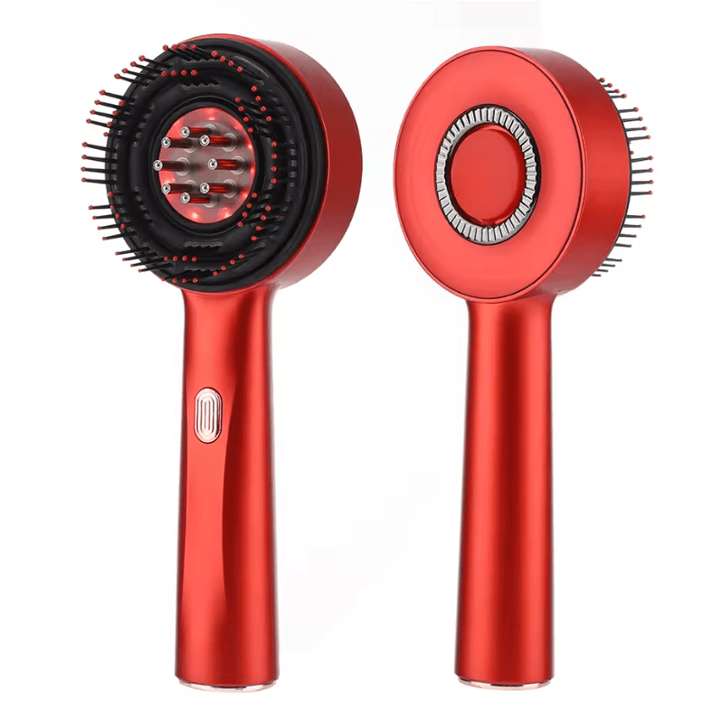 Advanced Electric Massage Comb Red Light Hair Growth Massager with Oil Applicator