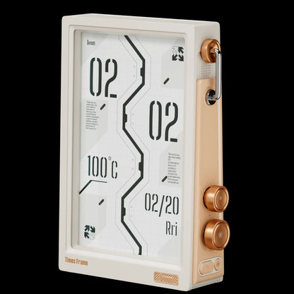 Smart HD Clock Frame with Crypto Stocks Calendar and Weather Display