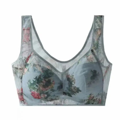 Everyday Ice Silk Lace Cooling Comfort Bra for Women