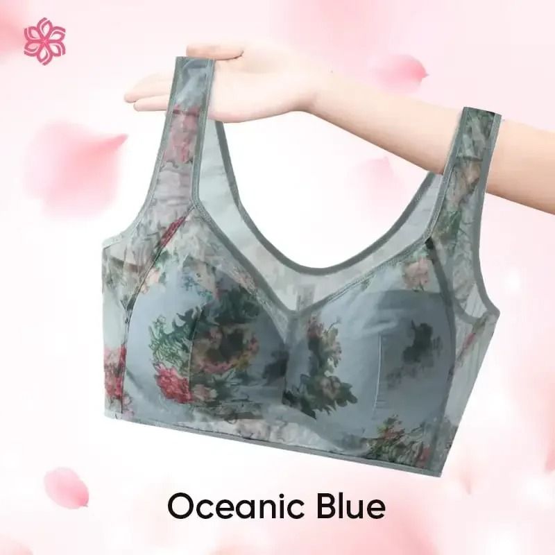 Everyday Ice Silk Lace Cooling Comfort Bra for Women