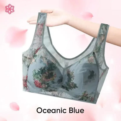 Everyday Ice Silk Lace Cooling Comfort Bra for Women