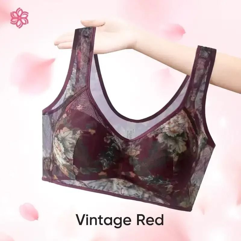 Everyday Ice Silk Lace Cooling Comfort Bra for Women