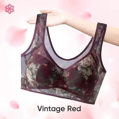 Everyday Ice Silk Lace Cooling Comfort Bra for Women