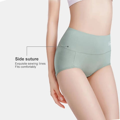 High Waist Pure Cotton Panties Set for Women Comfortable Breathable Briefs in M to XXXL Sizes