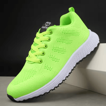 AirWeave Casual Knit Sneakers for Women Lightweight Breathable Walking Shoes
