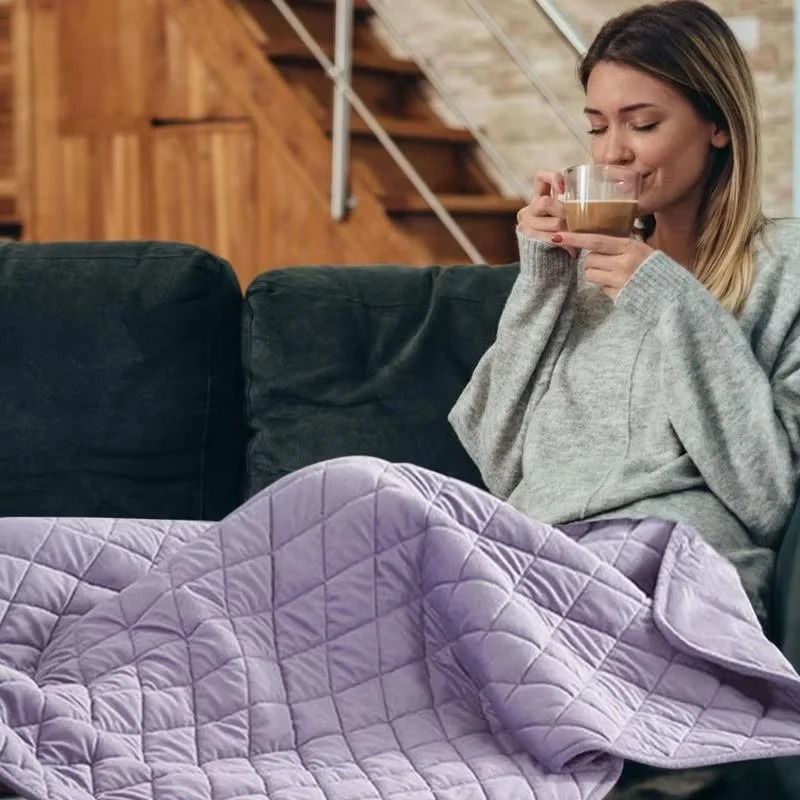USB Heated Blanket Winter Shawl Washable Electric Body Warmer
