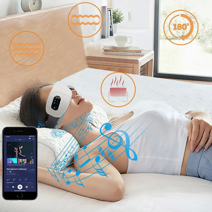 Smart Electric Eye Massager with Heat and Music Therapy