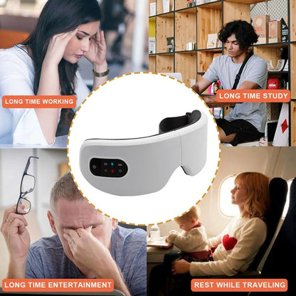 Smart Electric Eye Massager with Heat and Music Therapy