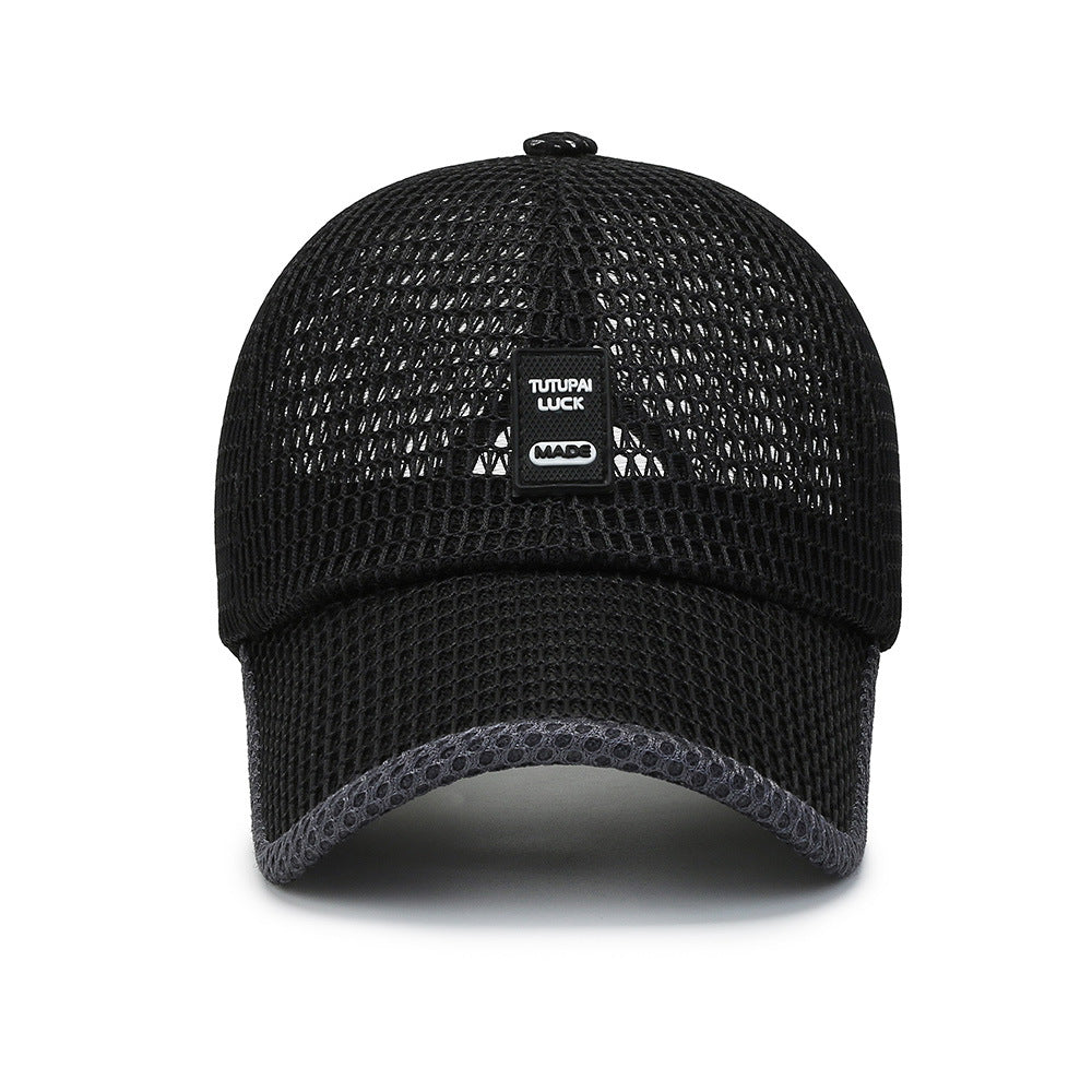 Breathable Summer Caps for Men, Mesh Baseball Cap, Dad Hat Snapback Trucker, Outdoor Fishing Hats Bone Gorras