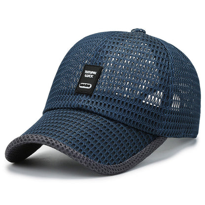 Breathable Summer Caps for Men, Mesh Baseball Cap, Dad Hat Snapback Trucker, Outdoor Fishing Hats Bone Gorras