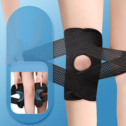 Elastic Compression Sports Knee Pad Support Brace for Men and Women