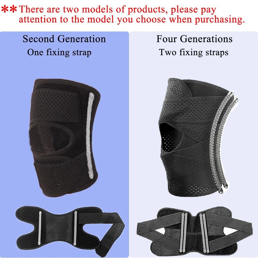 Elastic Compression Sports Knee Pad Support Brace for Men and Women