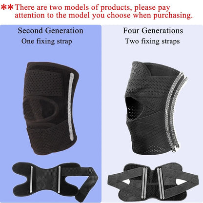 Elastic Compression Sports Knee Pad Support Brace for Men and Women