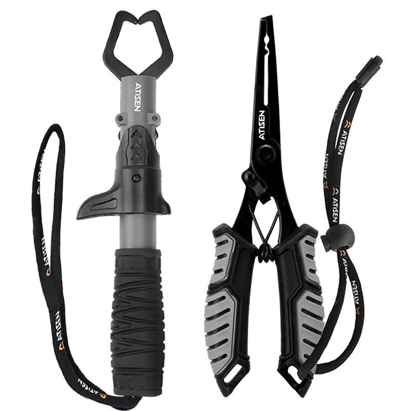 Stainless Steel Fishing Lip Gripper Professional Fish Grabber Tool