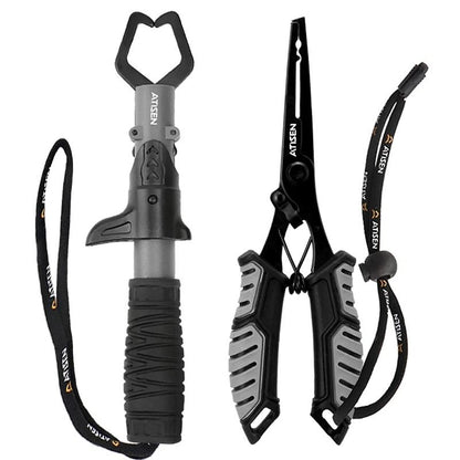 Stainless Steel Fishing Lip Gripper Professional Fish Grabber Tool
