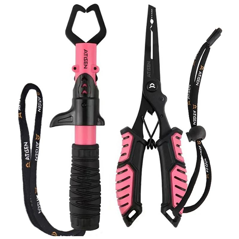 Stainless Steel Fishing Lip Gripper Professional Fish Grabber Tool