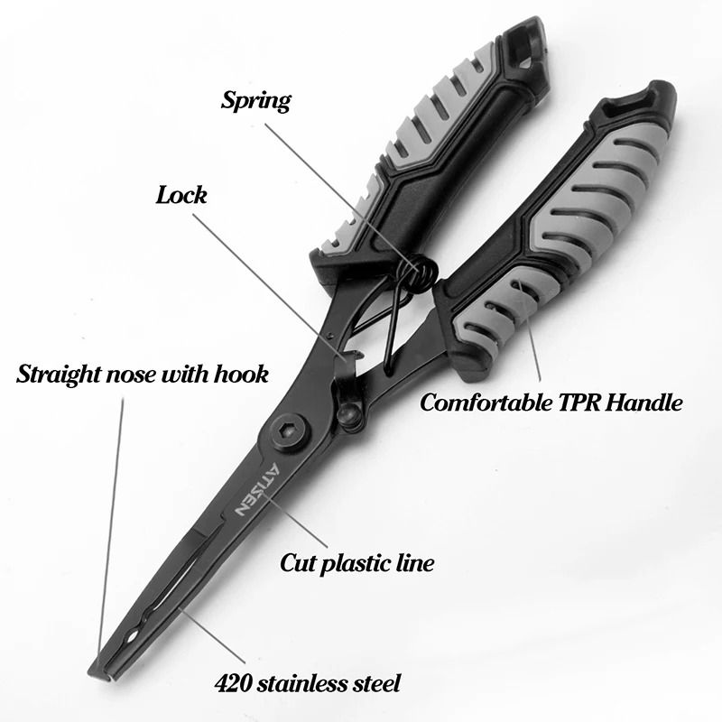 Stainless Steel Fishing Lip Gripper Professional Fish Grabber Tool