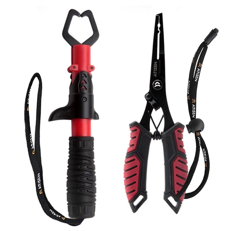 Stainless Steel Fishing Lip Gripper Professional Fish Grabber Tool