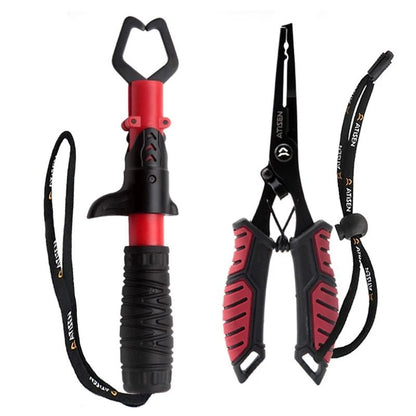 Stainless Steel Fishing Lip Gripper Professional Fish Grabber Tool
