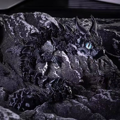 Movable 3D Printed Dragon Toy – Articulated Fidget & Desk Ornament for Stress Relief & Gifting