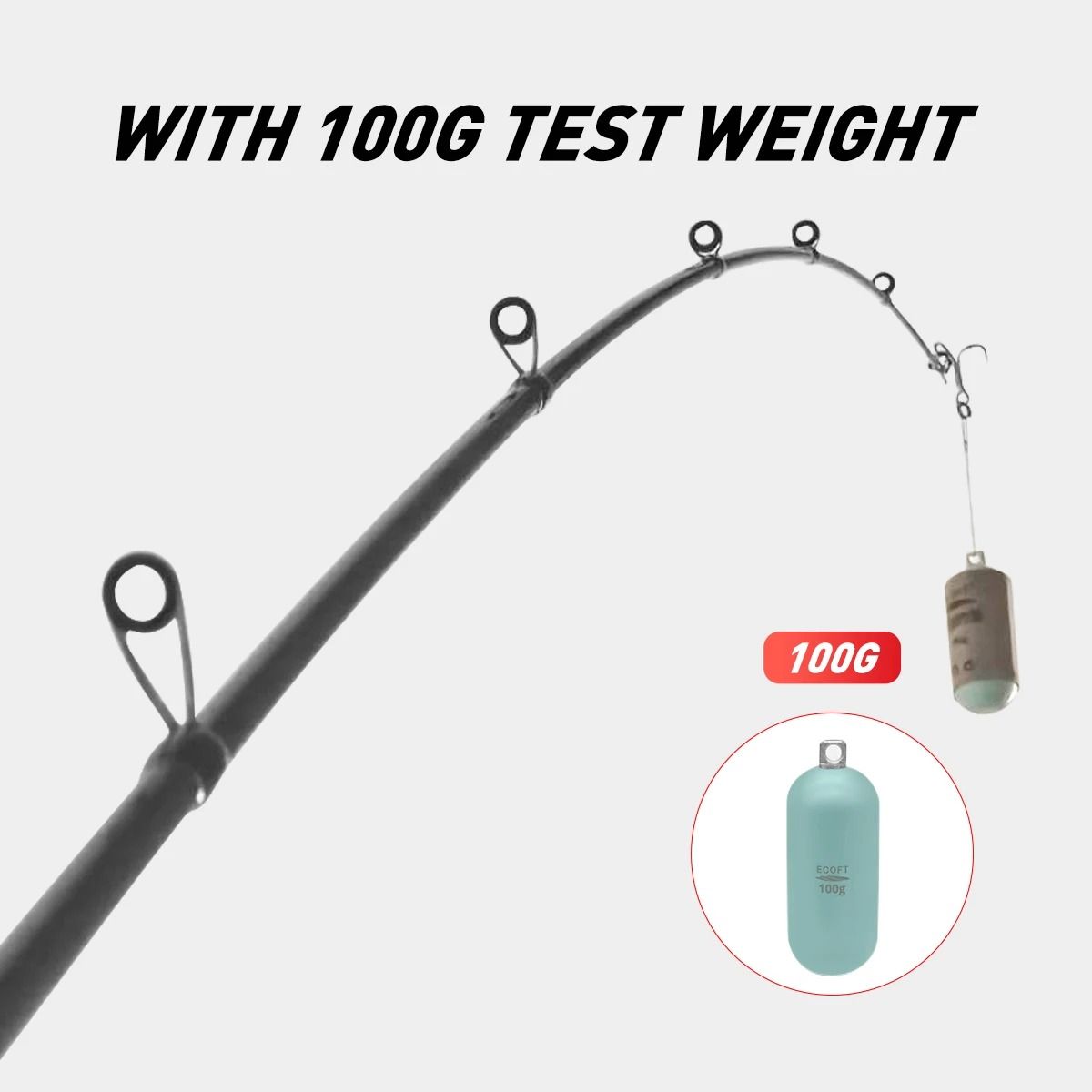 Long Casting Inshore Fishing Rod with Fuji Guides for Seabass 2.7m or 3.0m Spinning Rod