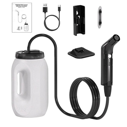Portable Cordless Bidet Sprayer for Personal Hygiene and Outdoor Cleaning
