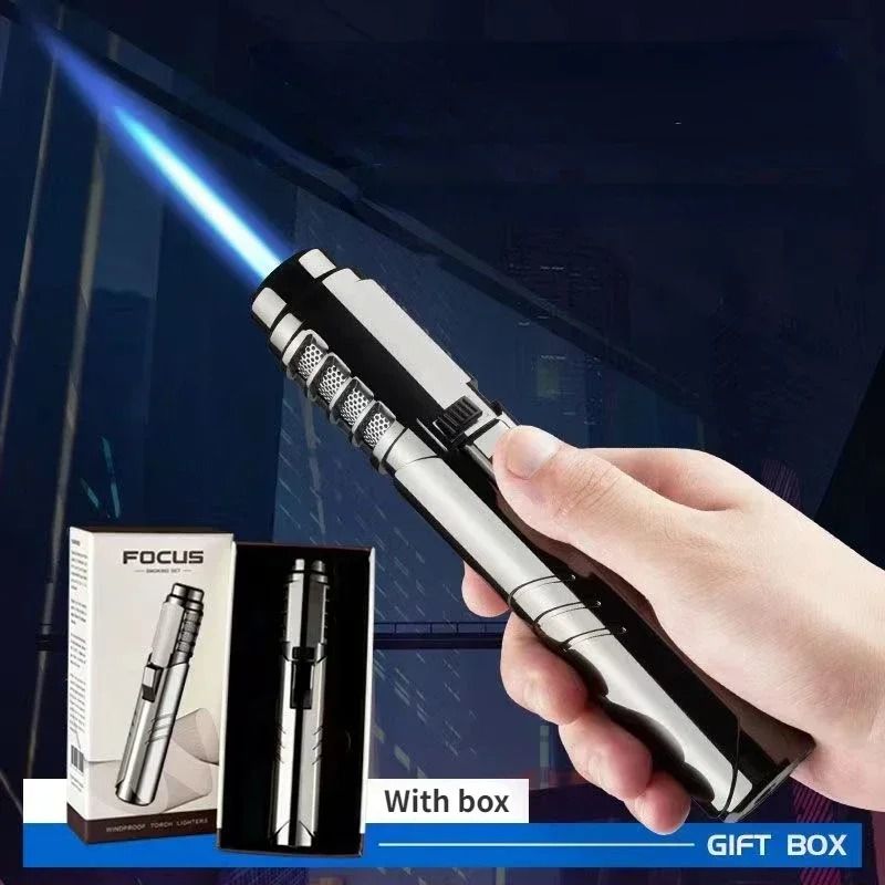 Windproof Butane Jet Torch Lighter for Outdoor and Welding Use