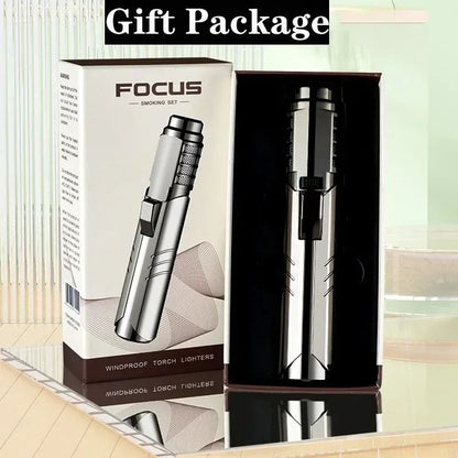 Windproof Butane Jet Torch Lighter for Outdoor and Welding Use
