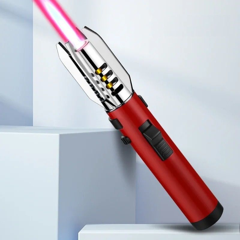 Windproof Butane Jet Torch Lighter for Outdoor and Welding Use