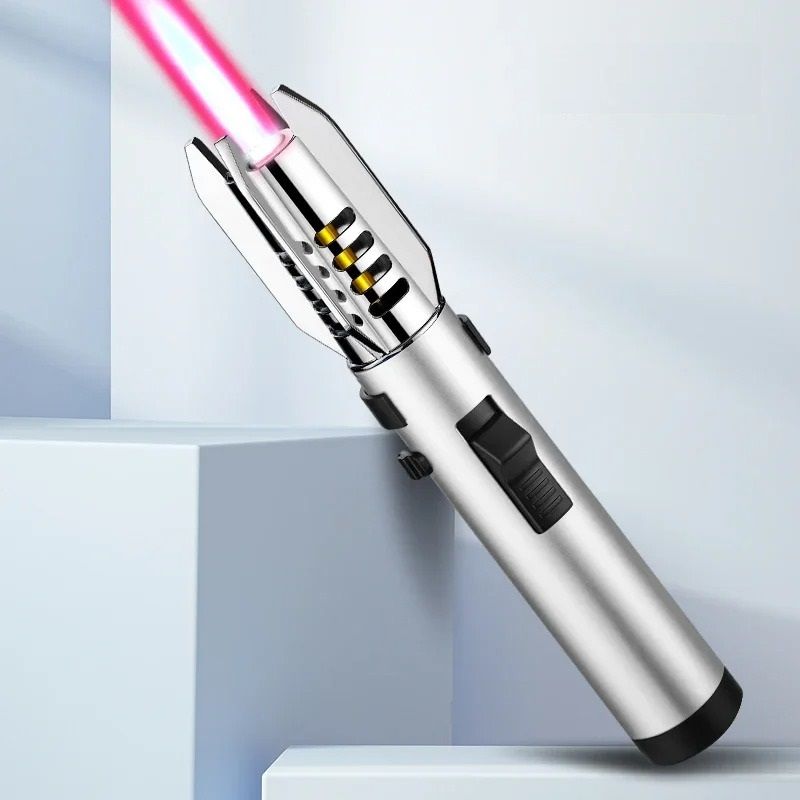 Windproof Butane Jet Torch Lighter for Outdoor and Welding Use