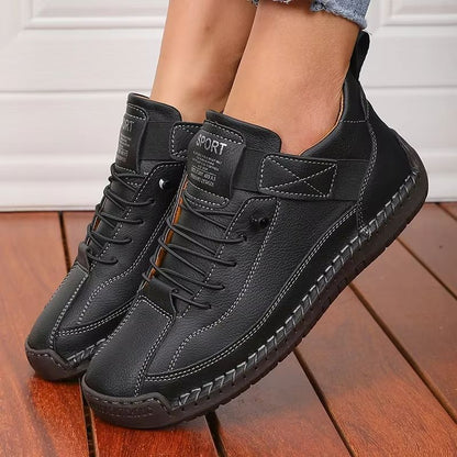 Retro British Style Women's Summer Workwear Boots – Non-Slip Mid-Top Fashion Loafers