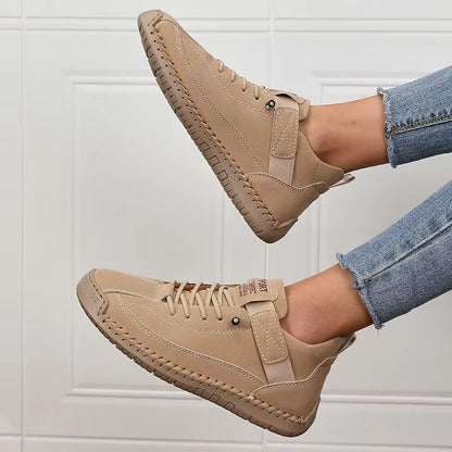 Retro British Style Women's Summer Workwear Boots – Non-Slip Mid-Top Fashion Loafers