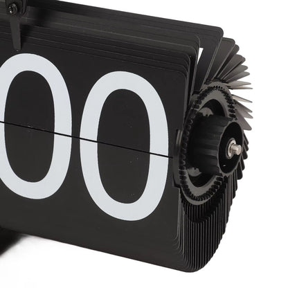 Digital Flip-Down Clock Retro Mechanical Table Clock - Battery Operated Automatic Flip Clock