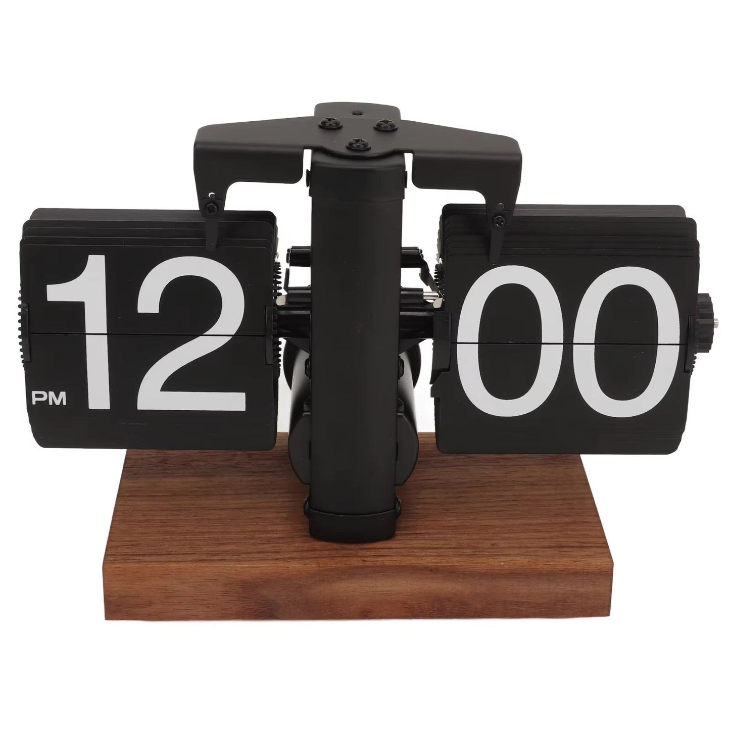Digital Flip-Down Clock Retro Mechanical Table Clock - Battery Operated Automatic Flip Clock