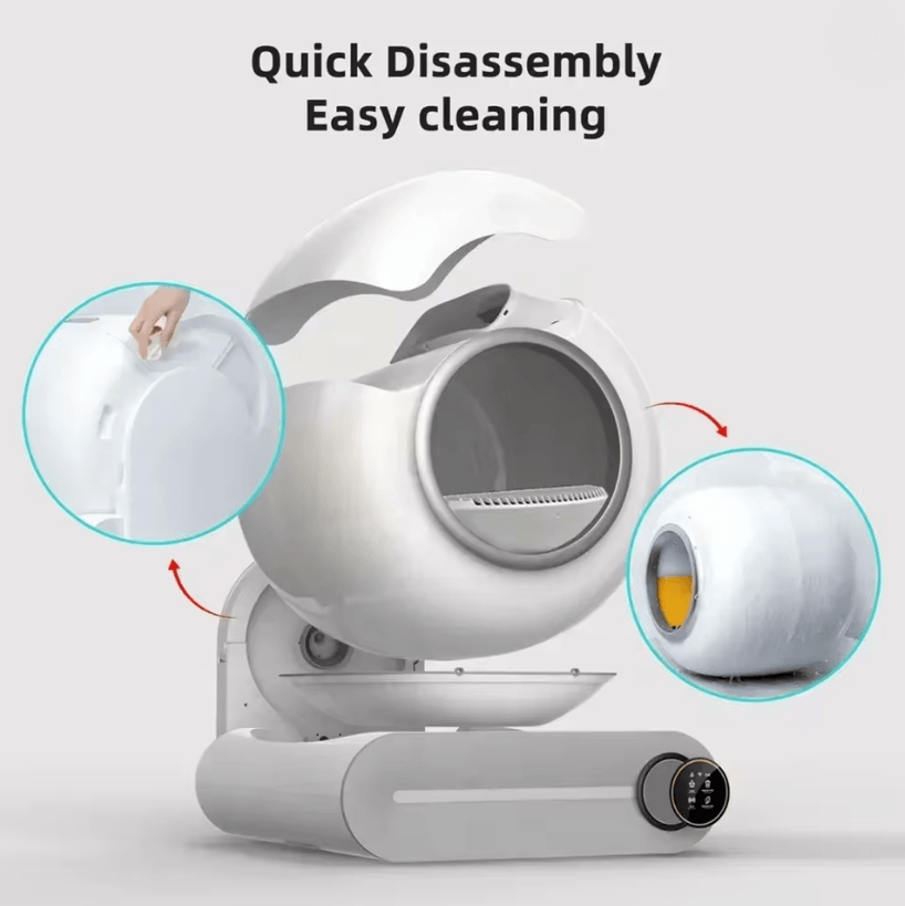 Tonepie 65L Smart Self Cleaning Cat Litter Box