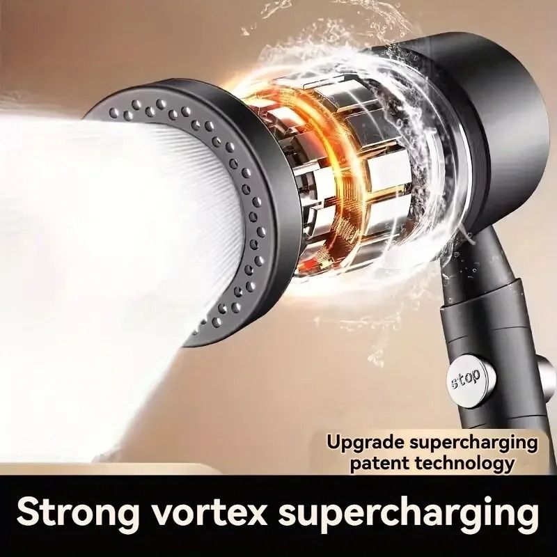 High Pressure Water Saving Handheld Shower Head with Filter Options