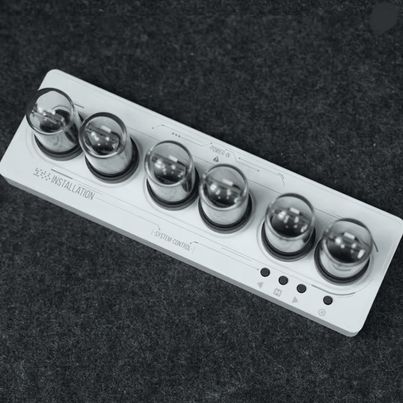 TimeGlow WiFi Nixie Tube Alarm Clock