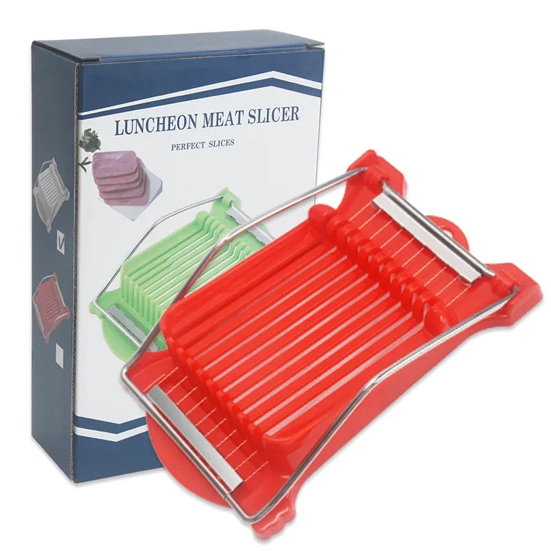 Multifunctional Egg Cutter Stainless Steel Food Slicer, Banana, Cheese, Strawberry, Kitchen Cooking Accessories