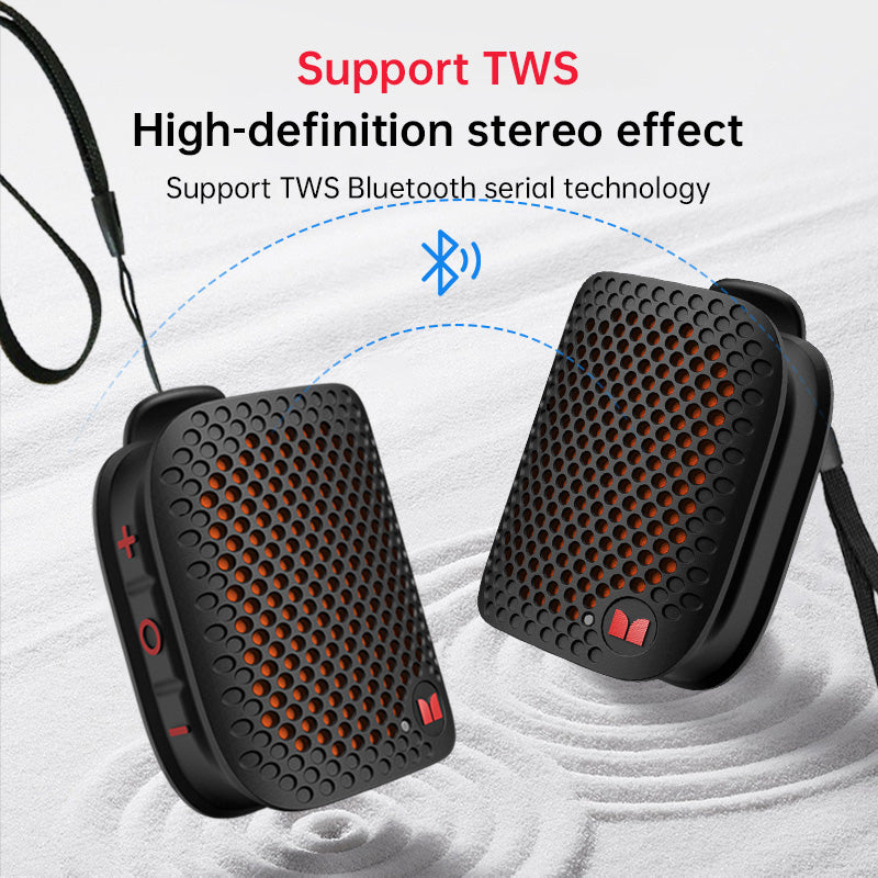Monster M3 Clip On Bluetooth Speaker Portable Wireless Wearable Speaker