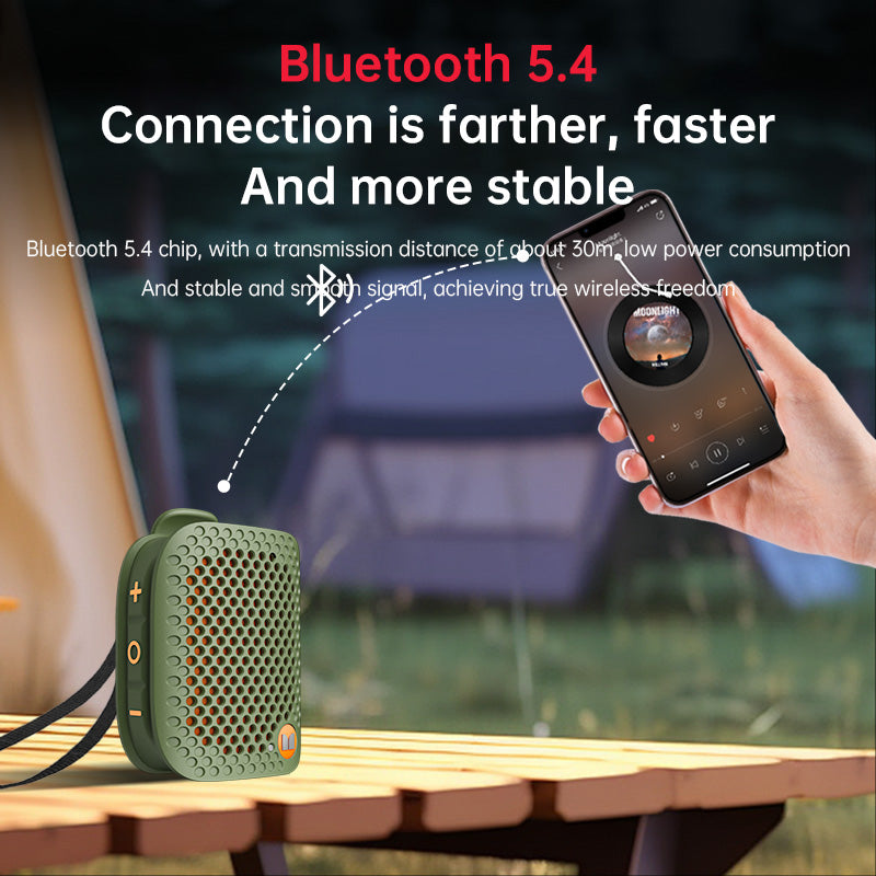 Monster M3 Clip On Bluetooth Speaker Portable Wireless Wearable Speaker