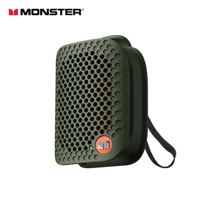 Monster M3 Clip On Bluetooth Speaker Portable Wireless Wearable Speaker