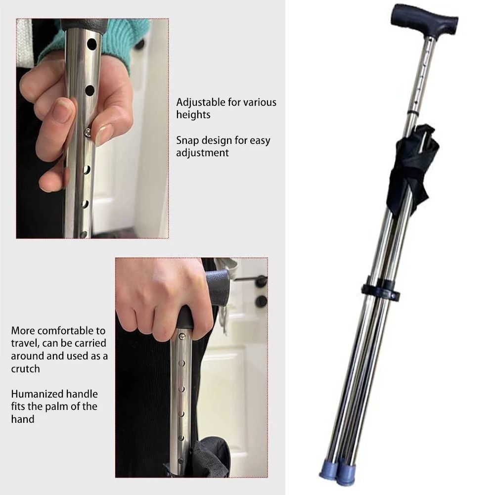 Lightweight Folding Cane with Seat, Portable Mobility Aid & Comfort