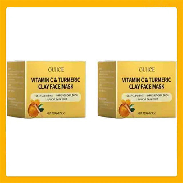 Vitamin C Turmeric Clay Mask for Brightening Deep Hydration and Smooth Skin