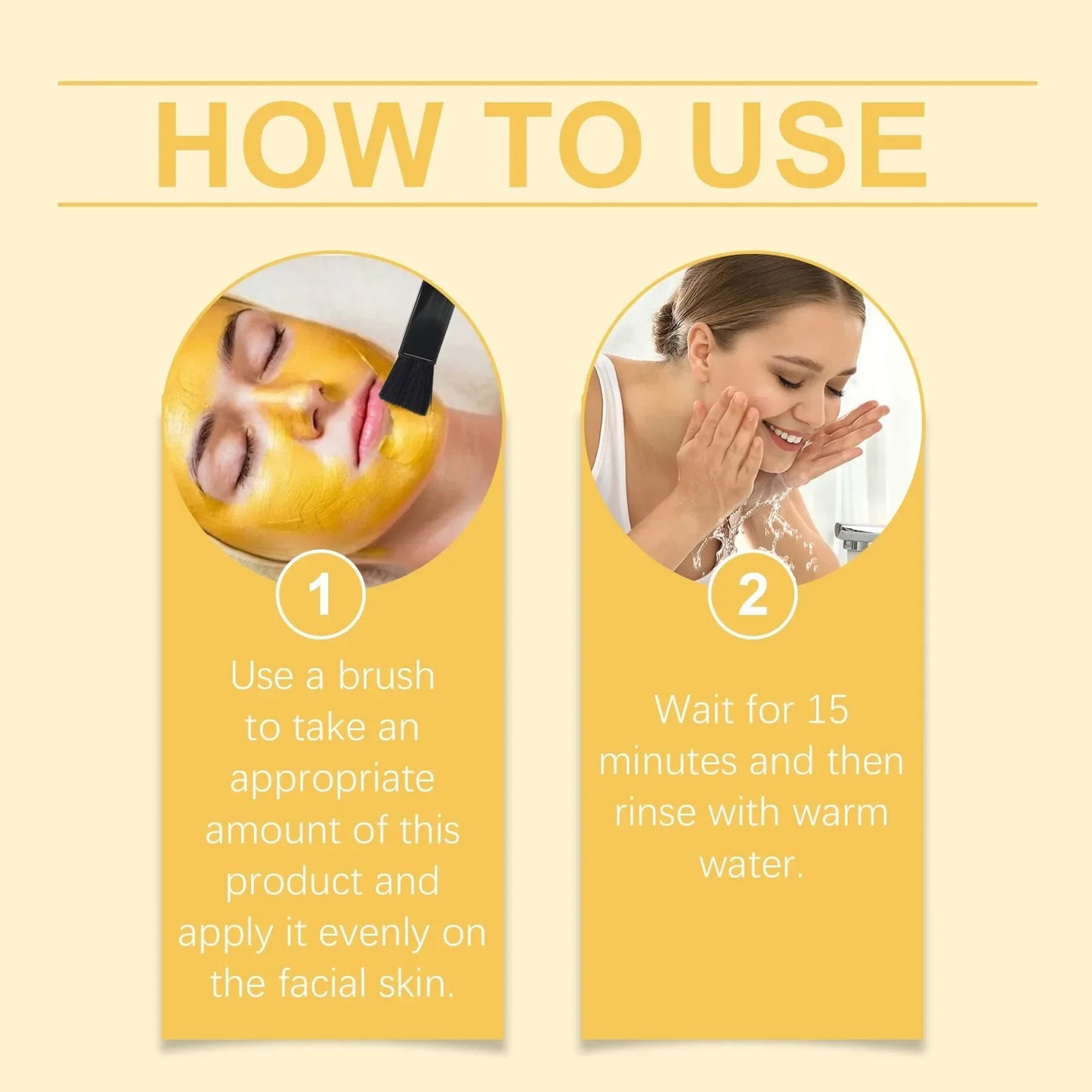 Vitamin C Turmeric Clay Mask for Brightening Deep Hydration and Smooth Skin