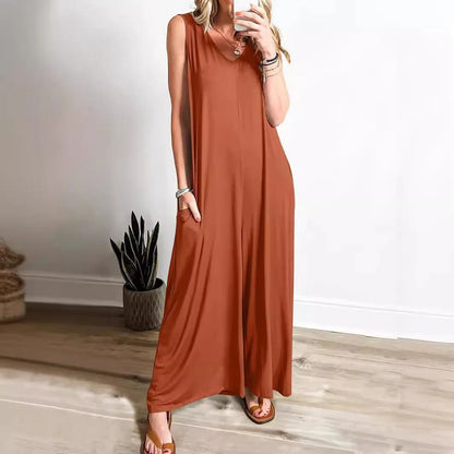 Casual Summer Pocket Jumpsuit for Women