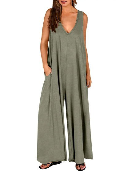 Casual Summer Pocket Jumpsuit for Women